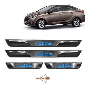 SOLEIRA HB20S SEDAN C/LED METALICA - KX3
