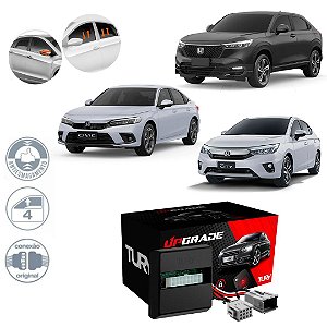 CENTRALINA VIDRO +  RETROVISOR CITY 22/ CIVIC 17/ HRV 23/ - TURY PRO3.4B