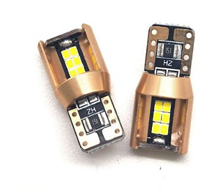 LAMPADA ULTRA LED T10 PINGO ESMAGADO COBRE