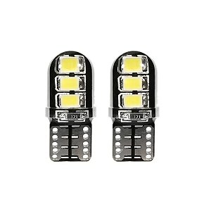 LAMPADA LED T10 PINGO ESMAGADO CAMBUS SILICONADA (UN)