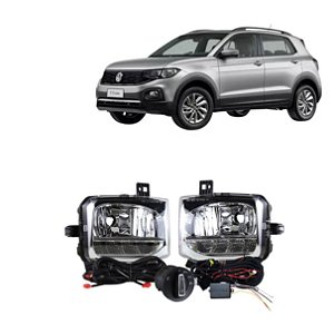 KIT FAROL AUX T-CROSS 18/ BT/ORIG C/DRL - SHOCKLIGHT