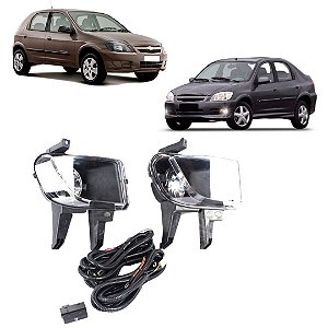 KIT FAROL AUX CELTA 12/15 PRISMA 12/19 S/MD BT/ORIG - SHOCKLIGHT
