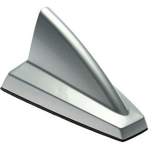 ANTENA TUBARÃO CROMADA / PRATA DECORATIVA UNIVERSAL