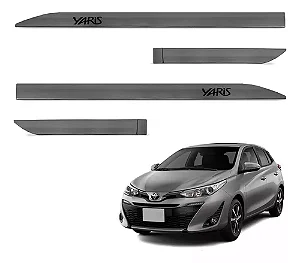 FRISO LAT YARIS HATCH 24/ CINZA GRANITO C/4PÇAS