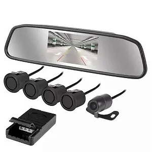 CAMERA RE + RETROVISOR + SENSOR EST EMBORRACHADO - KX3