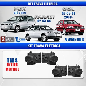 KIT TRAVA ELET FOX/GOL/PARATI G2/G3/G4 4P (MOTROL) TW4MN