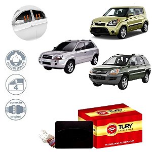 CENTRALINA VIDRO SOUL /14 SPORTAGE /10 TUCSON 05/ - TURY PRO