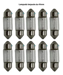 LAMPADA HALOGENA TORPEDO 41MM C/10 - CINOY