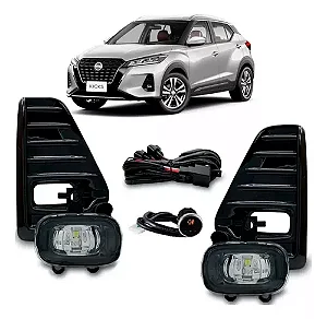 KIT FAROL AUX NISSAN KICKS 21/- BT/TOUCH - SHOCKLIGHT
