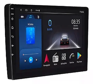 CENTRAL MULTIMIDIA ANDROID 9" OCTA 2G/64G APPLE CARPLAY ANDROID AUTO (SEM FIO) - UPPERTECH