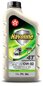 Lubrificante Para Motor 4T Texaco Havoline 4T Semissintetico 10W30 Sl - 1Lt
