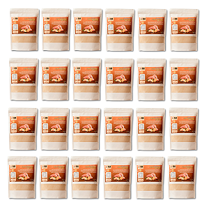 Kit 24 Un Suplemento Farinha Batata Doce Polpa Laranja Pó 10.8kg