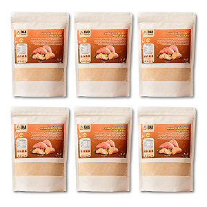 Kit 6 Un Suplemento Farinha Batata Doce Polpa Laranja Pó 2.7kg