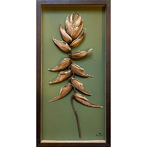 Colagem Heliconia M C/ Moldura | By Regina Duarte