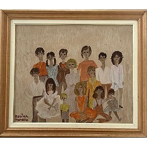 Família em Óleo sobre Tela - 1974 | By Regina Duarte