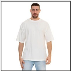 Camiseta 100% Algodão Oversized Estonada  Branca