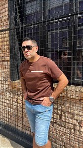Camiseta 100% Algodão Dream Maker Marrom Escuro