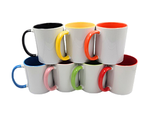 Caneca Colorida Personalizada