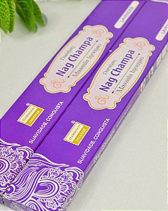 Incenso Darshan Nag Champa Massala - Lavanda - Meditação, Suavidade e Conquista