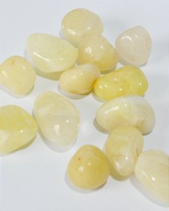 Quartzo com Enxofre Rolado - Proteção, Limpeza e Alívio de Dores