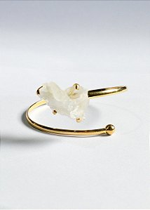 Bracelete Gaia Drusa de Cristal Dourado - Amplificador, Iluminador e Purificador