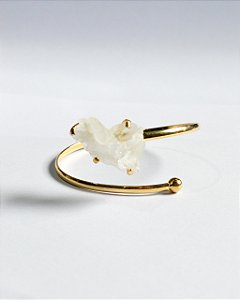 Bracelete Gaia Drusa de Cristal Dourado - Amplificador, Iluminador e Purificador
