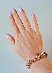 Pulseira de Rodocrosita - Libido, Segurança, Beleza, Altruísmo, Melhora os Relacionamentos