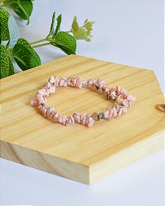 Pulseira de Rodocrosita - Libido, Segurança, Beleza, Altruísmo, Melhora os Relacionamentos