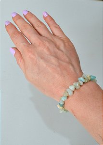 Pulseira de Amazonita - Antiestresse, Adaptação e Criatividade