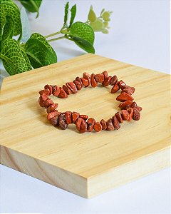 Pulseira de Jaspe Vermelho - Coragem, Atitude, Vitalidade e Saúde