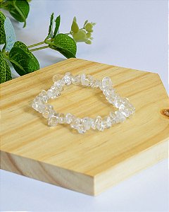 Pulseira de Quartzo Cristal - Intensificador, Iluminação e Energização