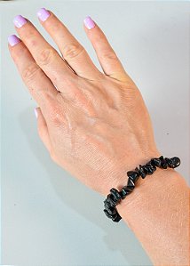 Pulseira de Obsidiana - Proteção, Concentração, Autodescoberta, Consciência sobre seus Erros