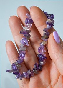 Pulseira de Ametista - Intuição, Conexão, Espiritualidade e Eleva a Vibração