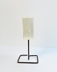 Selenita na Base (P) - Limpeza Energética, Paz de Espírito, Cansaço Mental e Dores