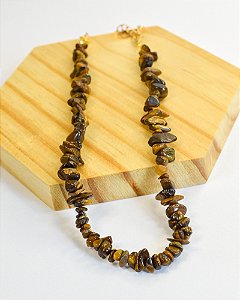 Choker de Olho de Tigre - Contra Inveja e Olhado, Autoconfiança, Coragem e Determinação