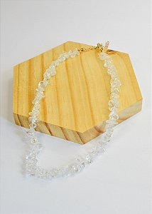 Colar de Quartzo Cristal - Intensificador, Iluminação e Energização