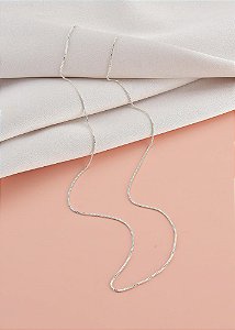 Corrente Veneziana 50cm - Banho Prata