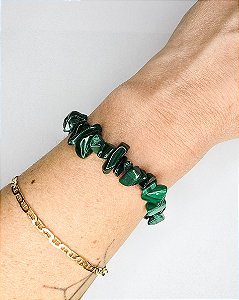 Pulseira de Malaquita - Beleza, Autenticidade, Saúde, Vitalidade