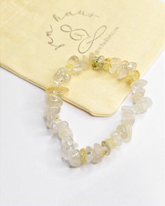 Pulseira de Prehnita - Desapego, Fobias, Sinceridade e Atitude
