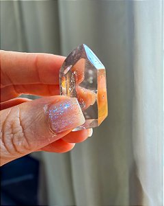 Mini Ponta Geradora de Quartzo Fumê - Concretização, Proteção e Abre Caminhos