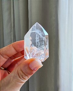 Mini Ponta Geradora de Quartzo Cristal - Purificação, Energização e Intensificador