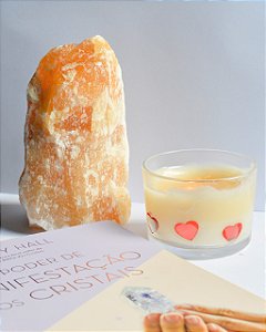 Calcita Amarela - Base Serrada - Movimento, Otimismo e Realizações