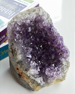 Drusa de Ametista - Peça Única 843g - Pedra da Intuição, Espiritualidade e Conexão