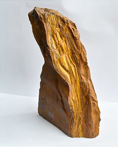 Olho de Tigre - Base Serrada GRANDE 20cm - Contra Inveja e Olhado, Autoconfiança, Coragem e Determinação