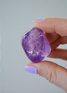 Ametista Rolada - Qualidade extra - Intuição, Conexão, Espiritualidade e Eleva a Vibração
