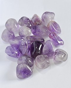 Ametista Rolada - Qualidade extra - Intuição, Conexão, Espiritualidade e Eleva a Vibração
