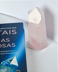 Ponta de Quartzo Rosa 400 a 600g - Autoestima, Amor, Gratidão e Relacionamentos