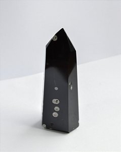 Ponta de Obsidiana Floco de Neve - Peça única POFNEVE 170g - Estresse, Desapego e Crescimento Emocional