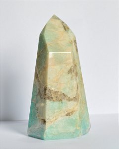 Ponta de Amazonita - Peça única PAMAZON01 492g - Antiestresse, Adaptação e Criatividade