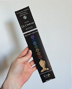 Incenso Natural Cia de Aroma Chakras - Meditação - Lavanda e Alecrim